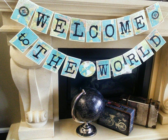 welcome to the world baby shower ideas