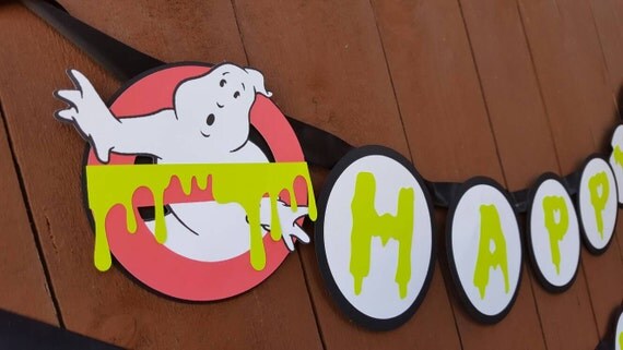 Ghostbusters Birthday Banner by PaperPassione on Etsy