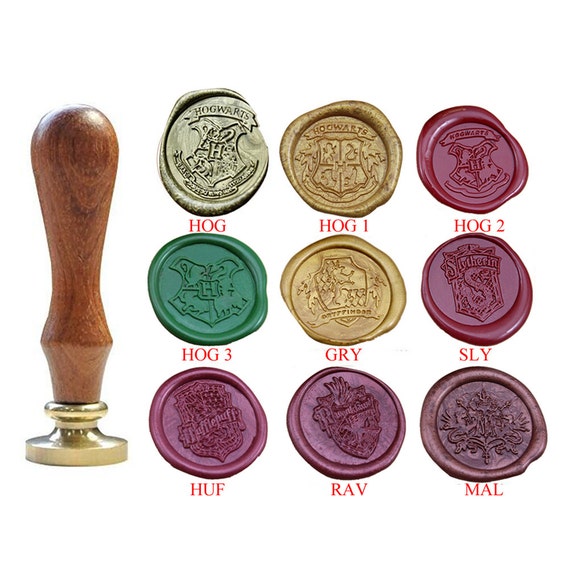 Harry Potter Hogwarts School Wax Seal Stamp Rosewood by MagicStamp