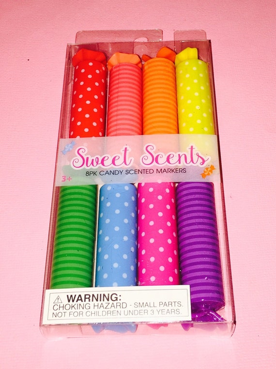 Candy Scented Markers by Papergoodsboutique on Etsy