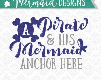 Mermaid Tail Pirate Cove Actually SVG DXF STUDIO ai eps png scalable vector instant download commercial use cutting file cricut silhouette