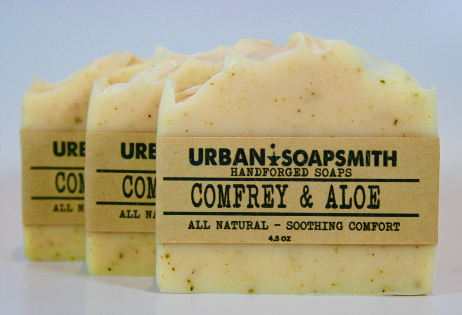 Comfrey & Aloe Soap Handmade soap Cold Process by UrbanSoapsmith