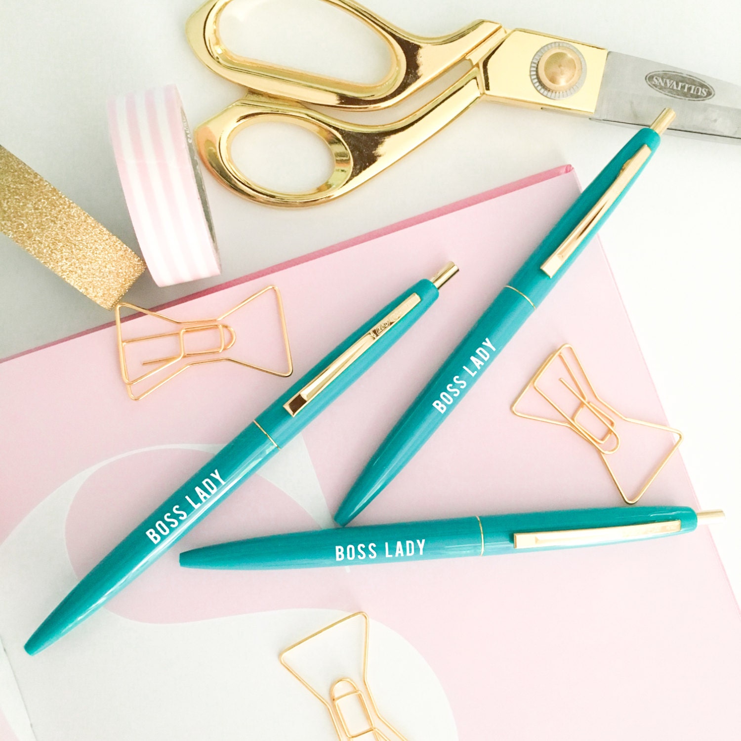 Boss Lady Pen Motivational Pen Gift for Her by sweetwaterdecor