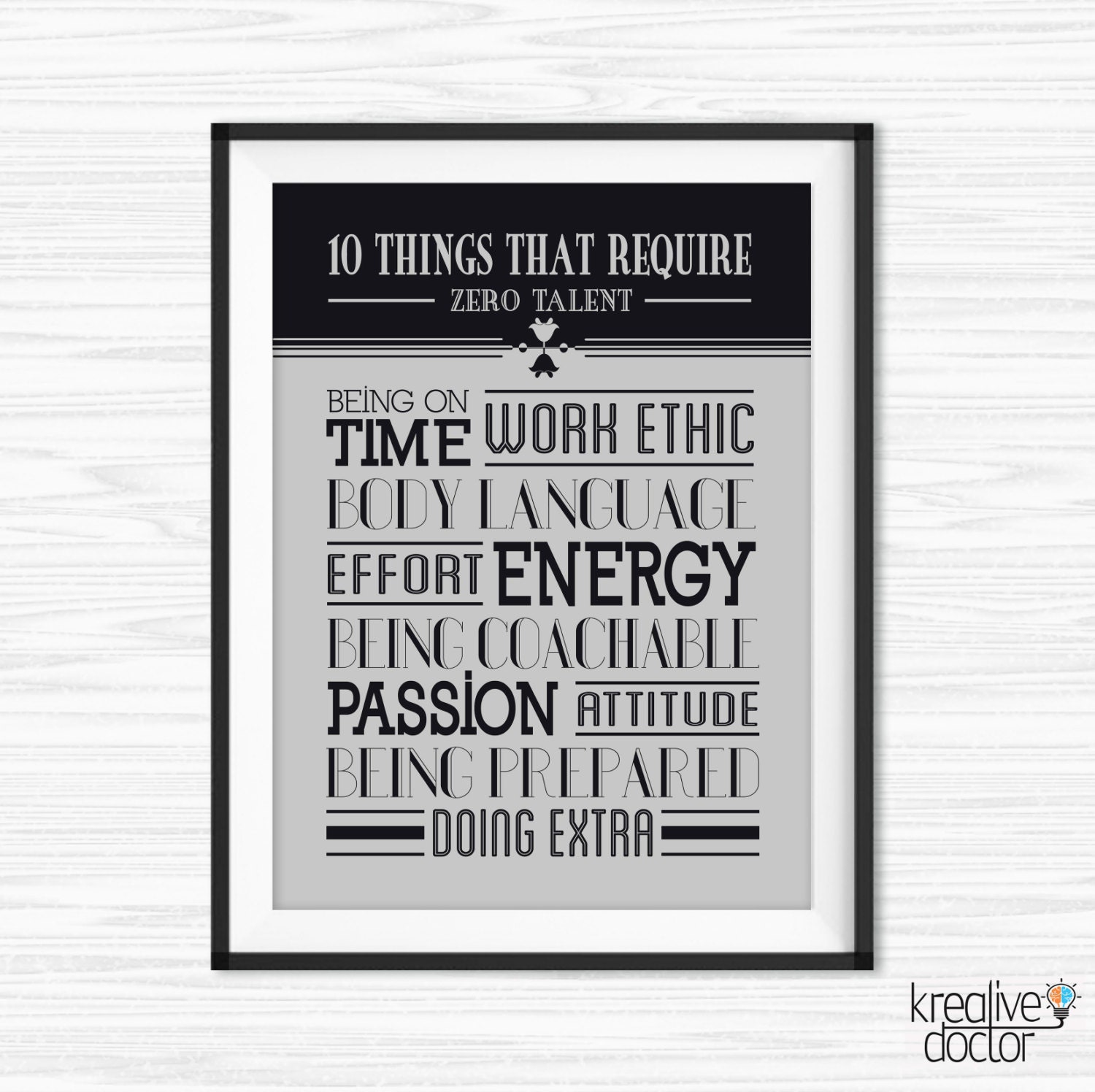 Office Wall Art Cubicle Decor Success Quote Motivational Wall