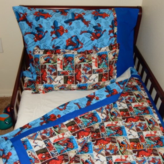 Toddler Bedding Spiderman