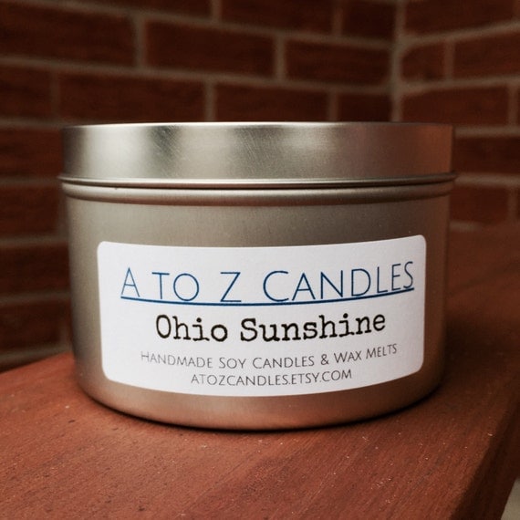 No. 513 OHIO SUNSHINE Natural Soy Candle 2 oz 4 by AtoZCandles