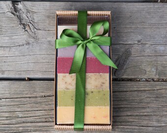 Organic Soap Gift Set, 6 pack soap, Essential Oil Soap, Bar Soap, Organic Soap, Natural Soap, Vegan Soap, Cold Process Soap