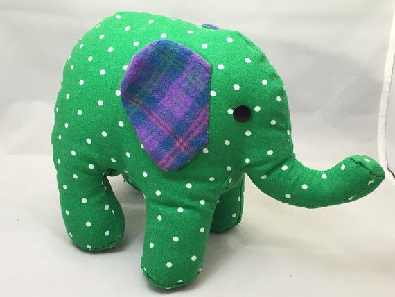 polka dot elephant stuffed animal