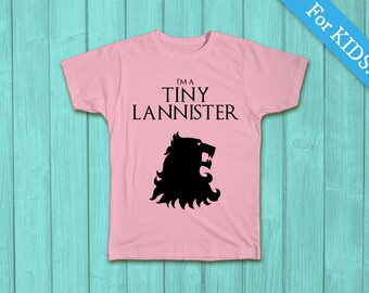 Game of Thrones Kids T-shirt, I'm a Tiny Lannister