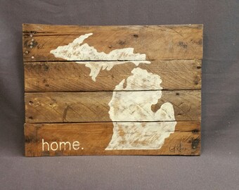 Michigan Wall Art beach wine word sign pallet wall art decor relax reclaimed Michigan Wall Art beach wine word sign pallet wall art decor relax reclaimed