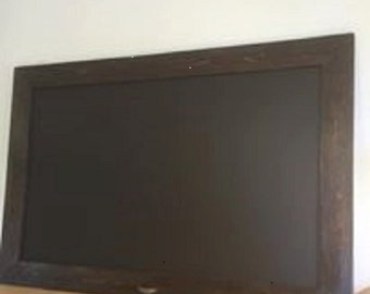 WHITE FRAMED Chalkboard Long and Narrow Kitchen Chalkboard