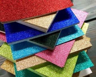 Inspirational 77 Glitter Paper Card