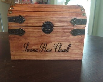 Keepsake chest, baby shower, wedding, box