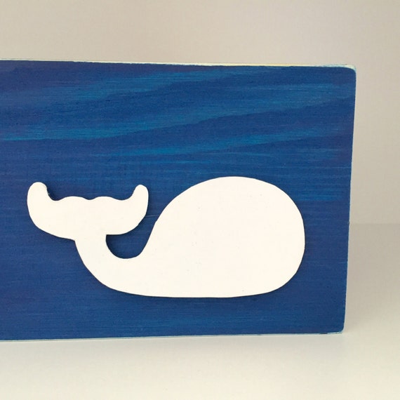 Nautical Storage Navy Whale Box Nautical Storage Bin
