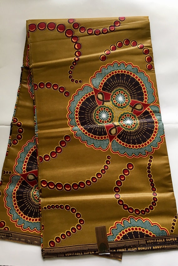 African Print Fabric/ Dutch Wax/ Ankara Dark by HouseOfMamiWata