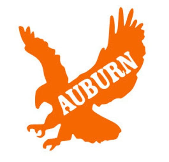 Auburn Inspired War Eagle Vinyl Decal War Eagle by KissMyMonograms