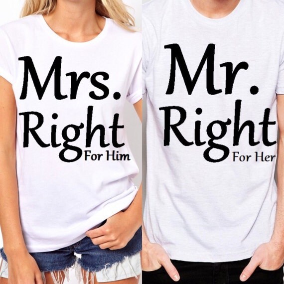 mr right t shirt