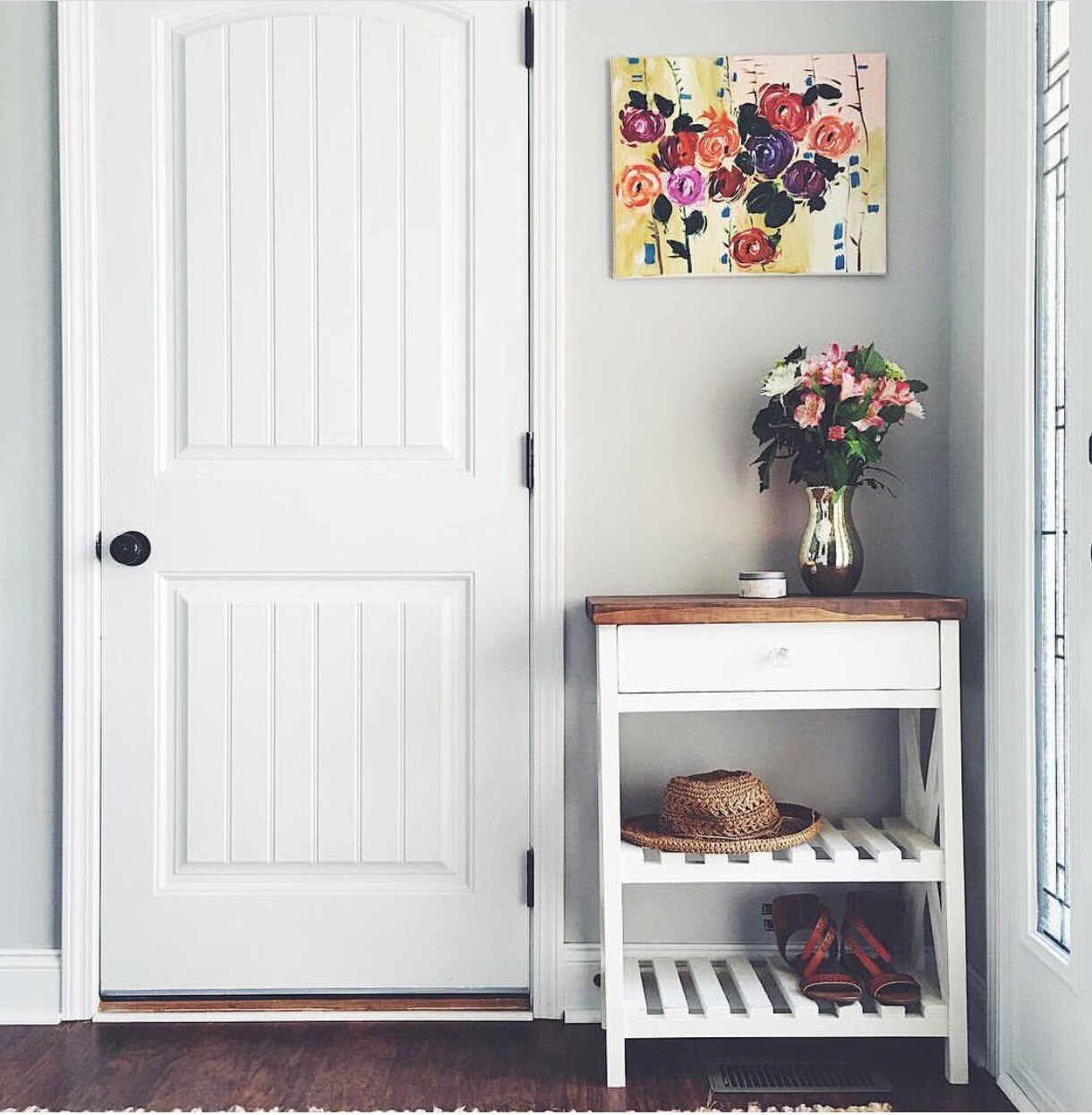 Addie Farmhouse Entryway Table by MagnoliasandHARDWARE on Etsy