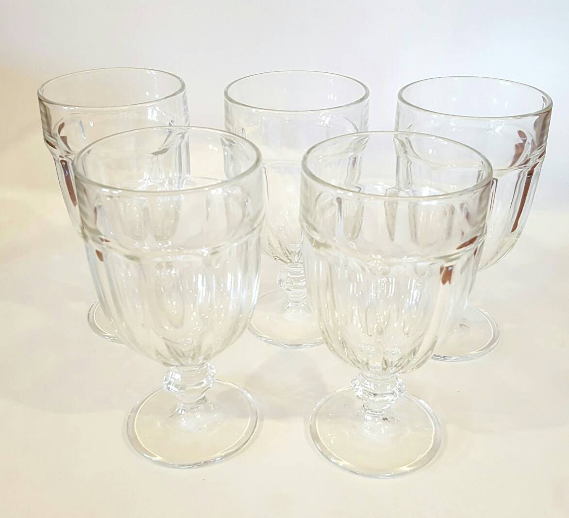 Libbey Duratuff Clear Goblet/Drinking Glasses