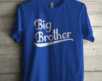 Men’s Big Brother Shirt Printed Unisex Adult Family Graphic T-Shirt #1002 by Expression Tees Trending Clothing / Apparel USA Seller