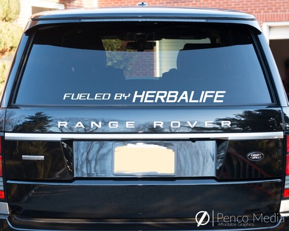 Fueled by Herbalife Decal by PencoMedia on Etsy