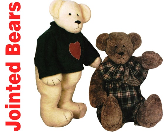 butterick teddy bear pattern