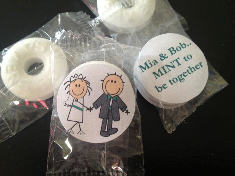 Mint to be wedding favor Wedding mints personalized mints