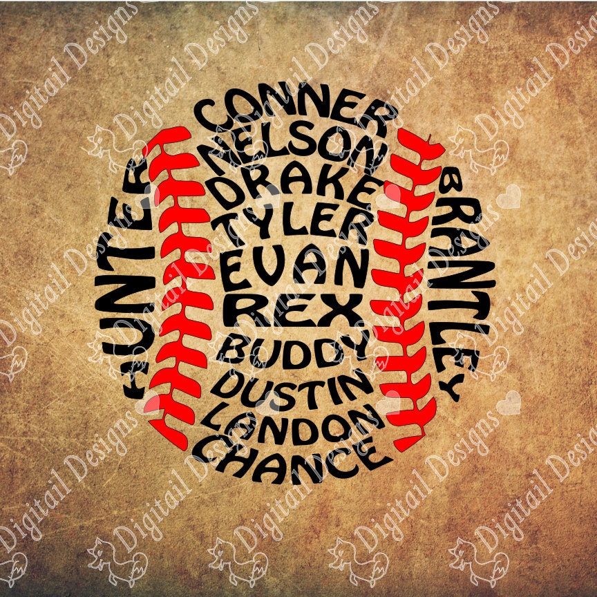 Free Free Baseball Word Art Svg 339 SVG PNG EPS DXF File