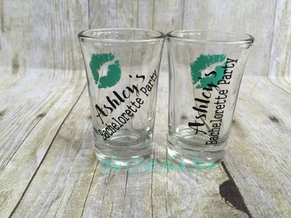 Bachelorette Shot Glasses Bachelorette Bridal By Stickyside