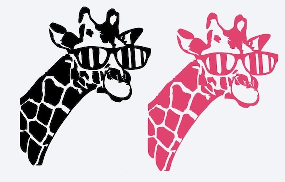 Cool Giraffe SVG Digital cutting file Instant Download Use