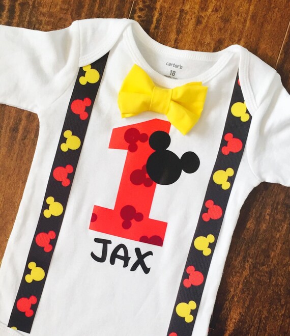 mickey mouse 1st birthday shirts