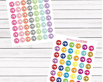 Airplane icon || Kiss-cut planner stickers