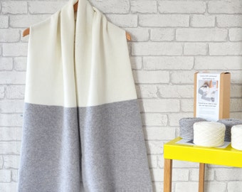 Oversized Scarf knitting Kit,Knitting Kit,Oversize Knitting,Oversised Knitting Kit,Oversized Scarf Kit,Scarf Knitting Kit,Knitting Kits