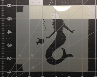 Little Mermaid Stencil 100