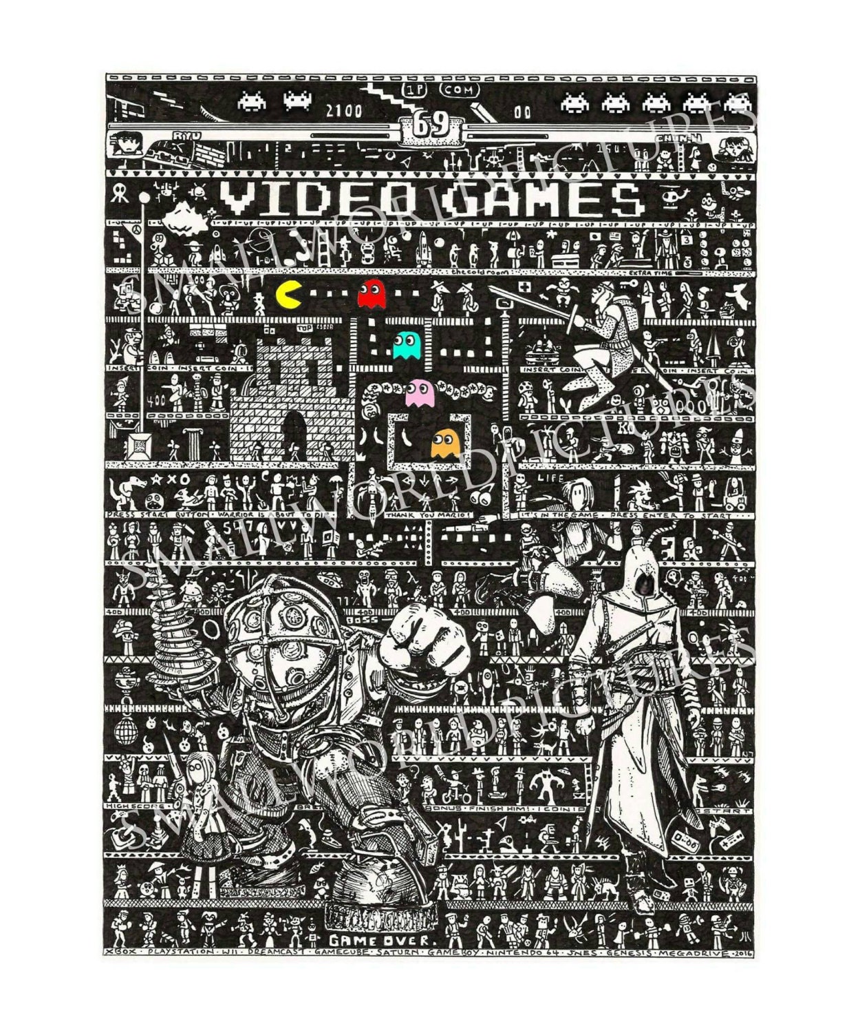 Video Games Art Retro Gaming Art steampunk art videogames