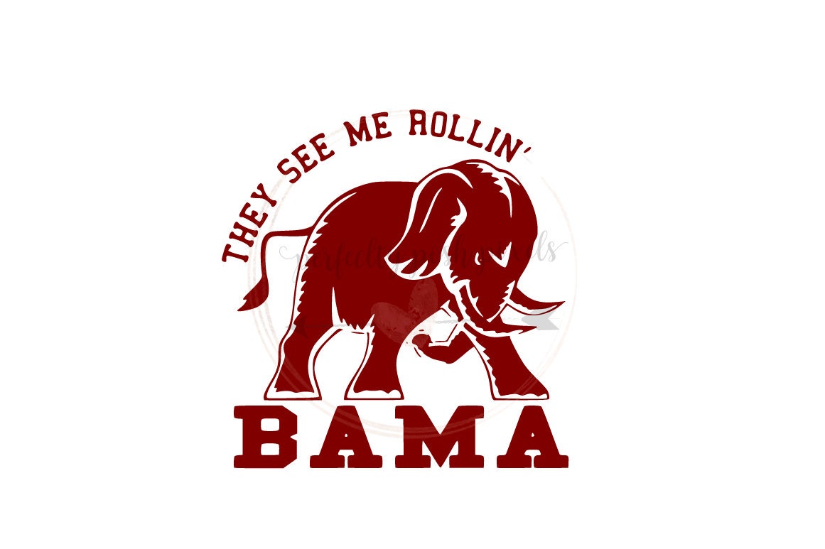 Download SVG Alabama Elephant Alabama Crimson Tide by ...