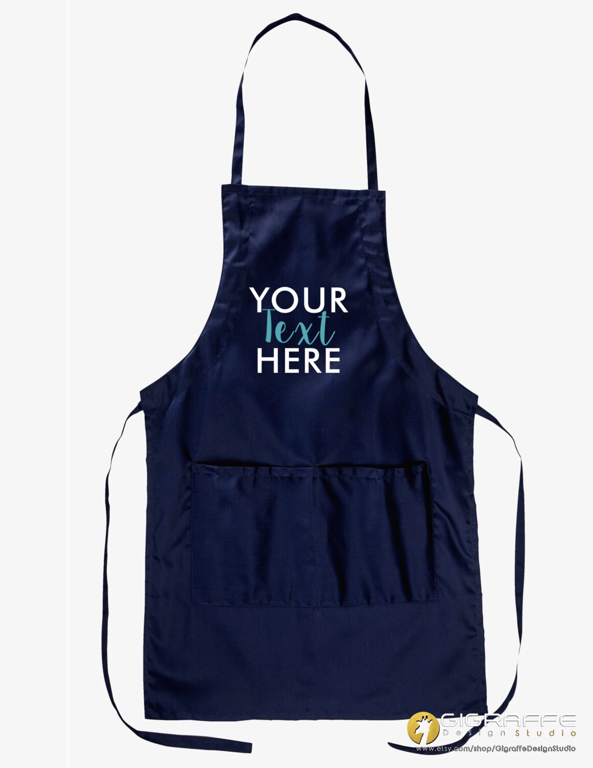 CustomTwoPocket 30 Apron / Custom logo apron / Custom