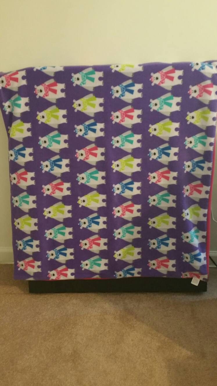 Bear Fleece Blanket by TorisThreads on Etsy