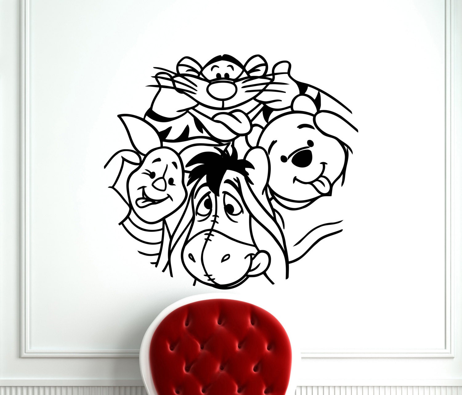 Winnie The Pooh Wall Sticker Pooh Bear by HannahLarsenDesigns