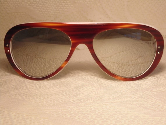 Retro Mirrored SKI OPTICS Sunglasses-Eyeglasses-Vintage