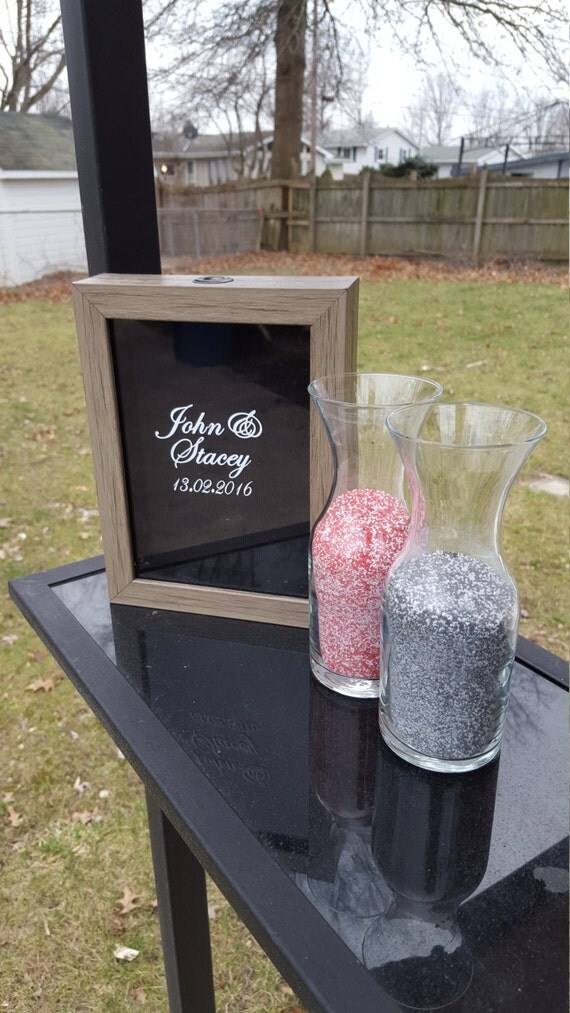 Unity Sand Ceremony Shadow Box