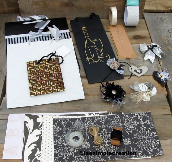 Items similar to Elegant gift wrapping kit, Gift wrapping designs