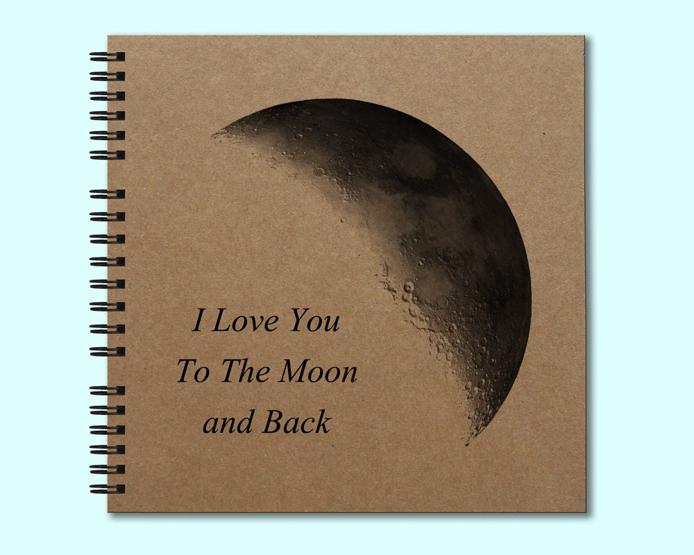 I Love You To The Moon And Back Hardcover Book Square