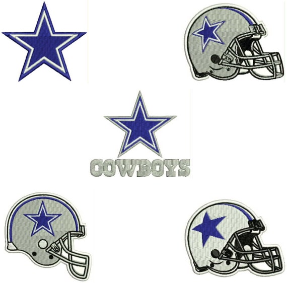 Dallas Cowboys Embroidery Design Collection by AlexHoffEmbroidery
