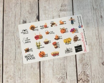 MINI Fall/Halloween Bucket List- Erin Condre/Happy Planner/Plum Planner