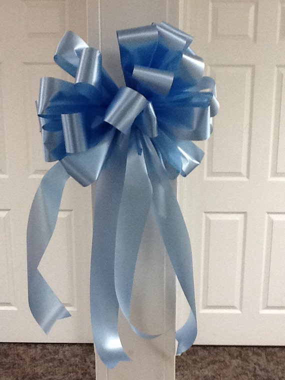 Baby boy mailbox bow