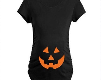 Halloween Pumpkin Pregnancy Shirt. Halloween Pregnancy Shirt. Pregnancy Halloween Costue. Pregnancy Announcement Shirt. Halloween pregnancy
