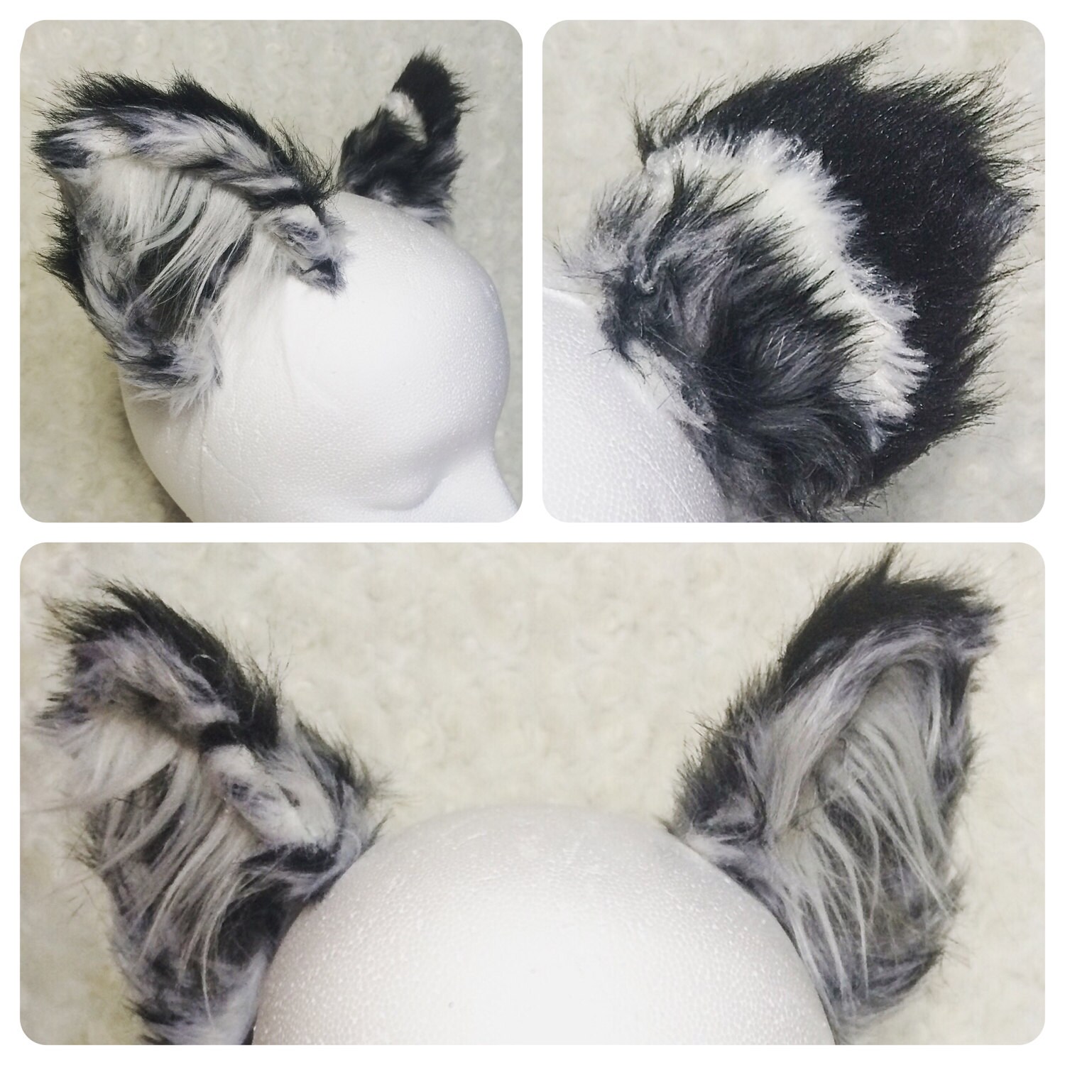 Realistic Snow Leopard Ears Cat Ears Wearable Ears
