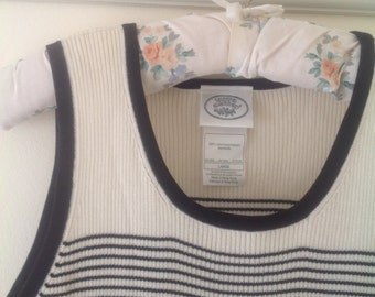 Ensemble Jupe Et Chemisier Vintage Laura Ashley - Taille 12 - Blanc - Tunique - Neuve Avec étiquettes