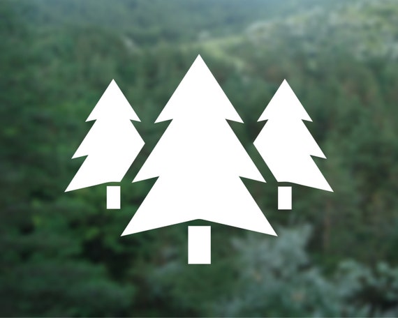 3 trees vinyl wall decal christmas tree sticker fir tree 3 trees vinyl wall decal christmas tree sticker fir tree